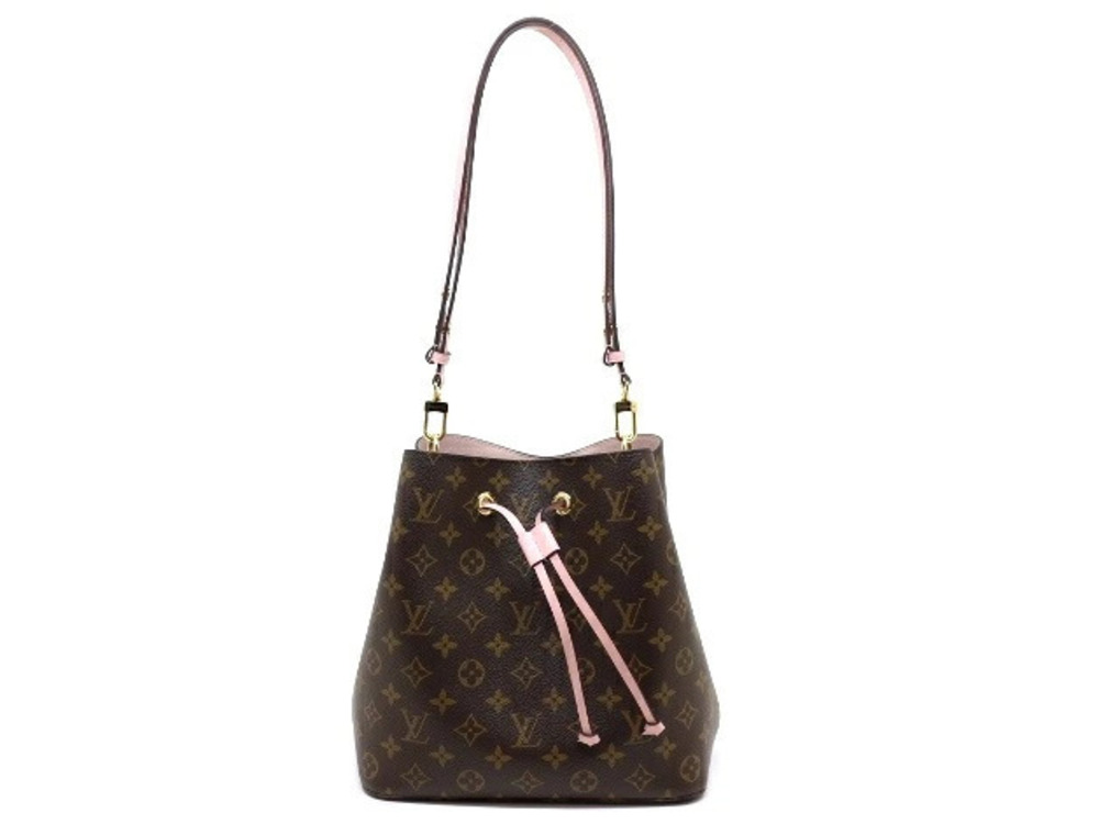 LOUIS VUITTON Neo Noe Shoulder Bag Monogram Rose Pink Poudre